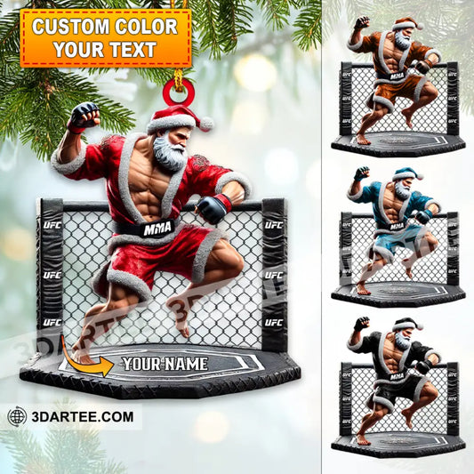 Custom Name Ufc Boxing Ornament Lover Christmas Gift