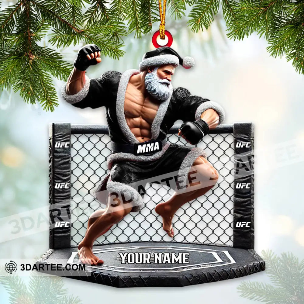 Custom Name Ufc Boxing Ornament Lover Christmas Gift