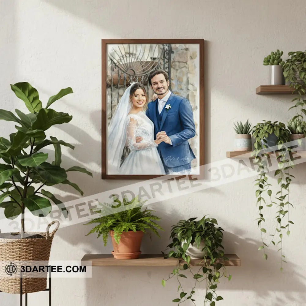 Custom Photo And Text Design Home Decor Gift Personalized Canvas Personalized Poster