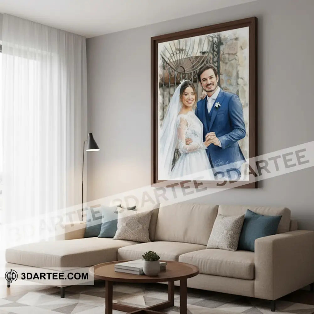 Custom Photo And Text Design Home Decor Gift Personalized Canvas Personalized Poster