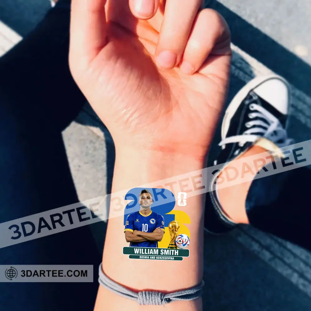 World Cup 2026 Custom Temporary Tattoo Personalized Tattoo Fake Tattoo - Temporary Tattoo