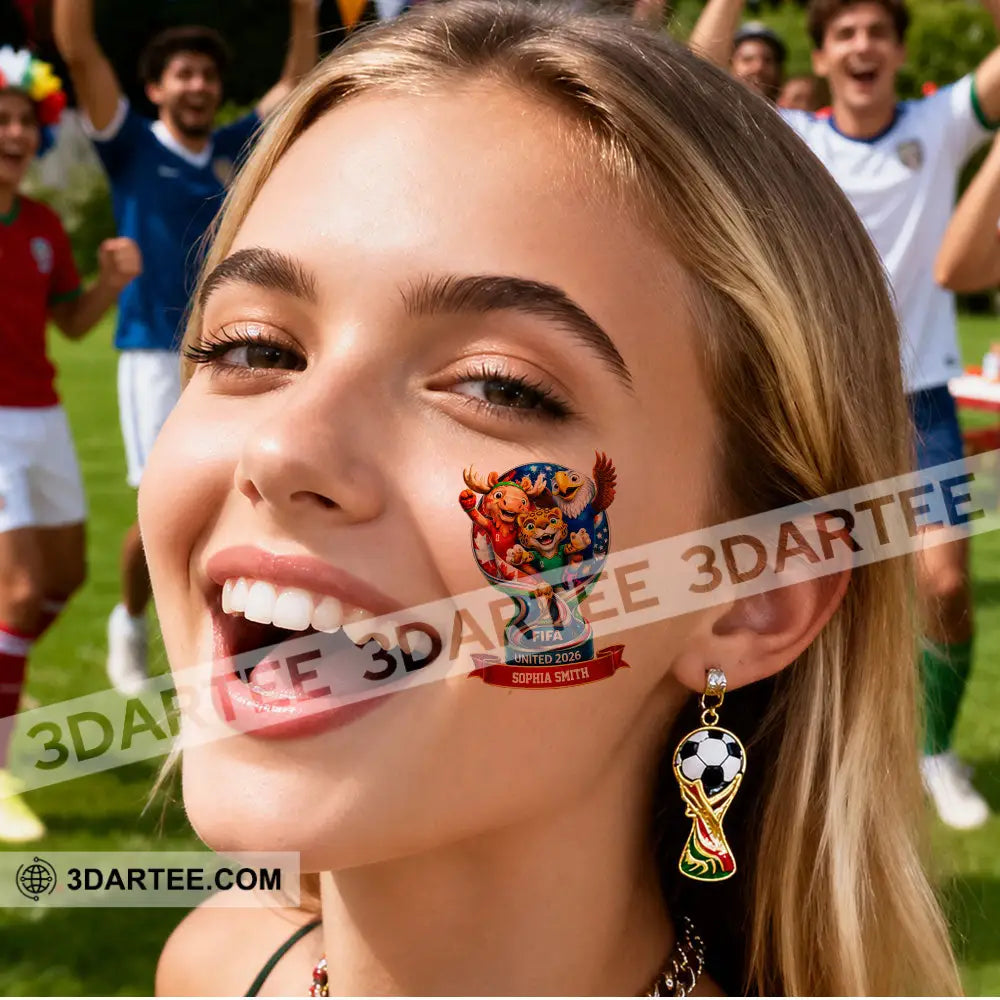 World Cup 2026 Custom Temporary Tattoo Personalized Tattoo Fake Tattoo - Temporary Tattoo