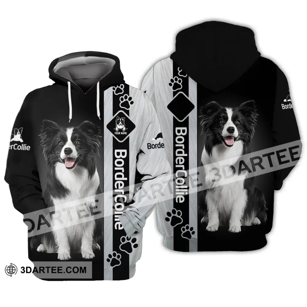 Custom Unisex Shirt Border Collie T-Shirt For Pet Lovers Hoodie / S