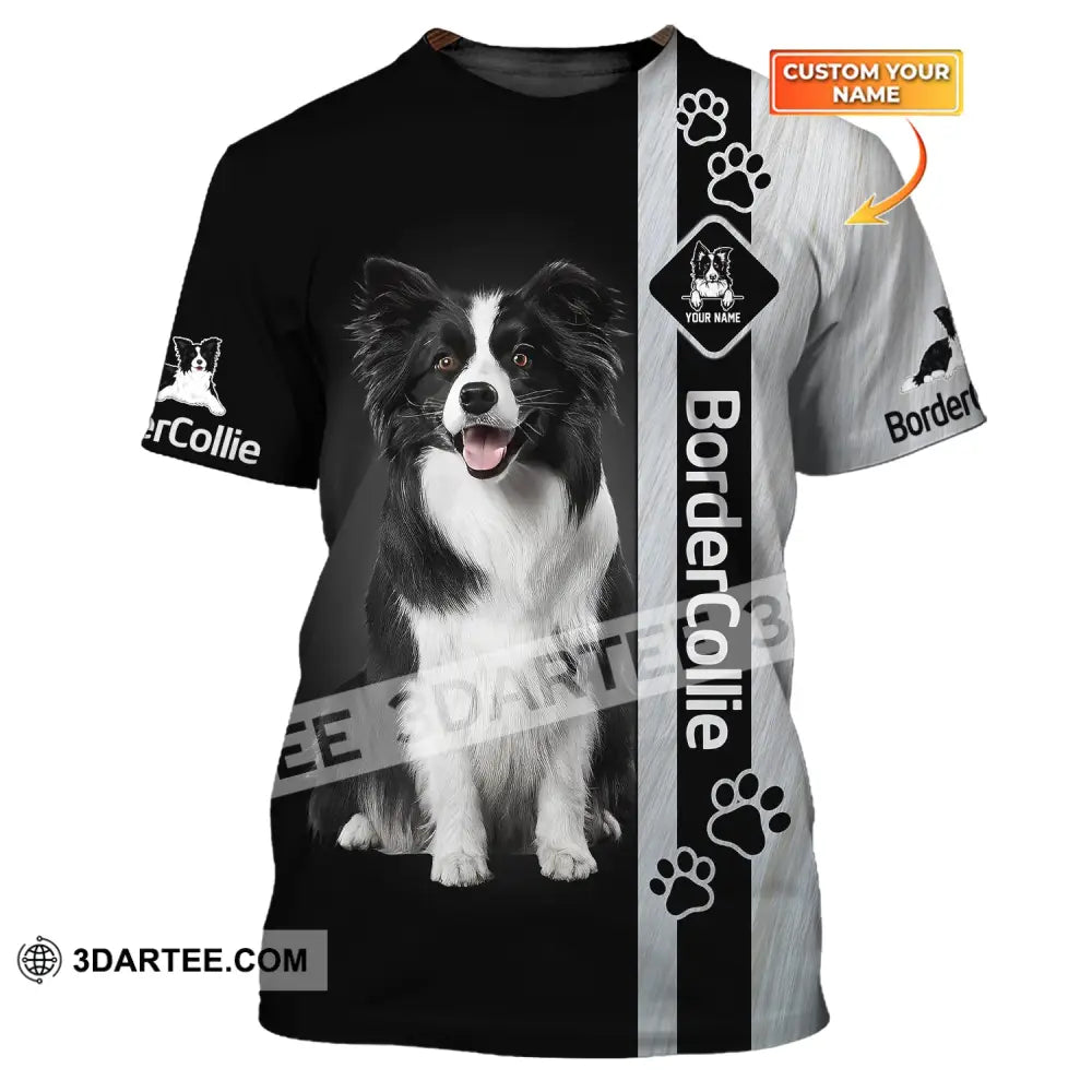 Custom Unisex Shirt Border Collie T-Shirt For Pet Lovers / S