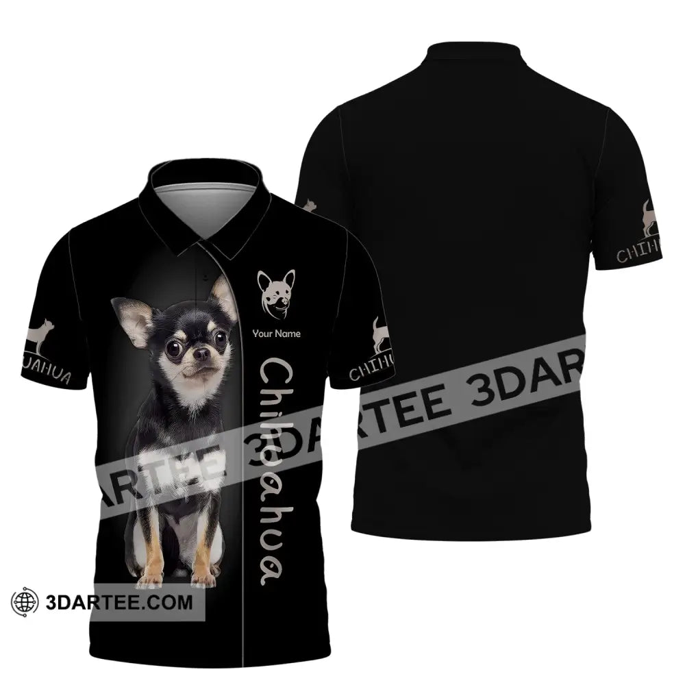 Custom Unisex Shirt Chihuahua T-Shirt For Pet Lovers Polo / S