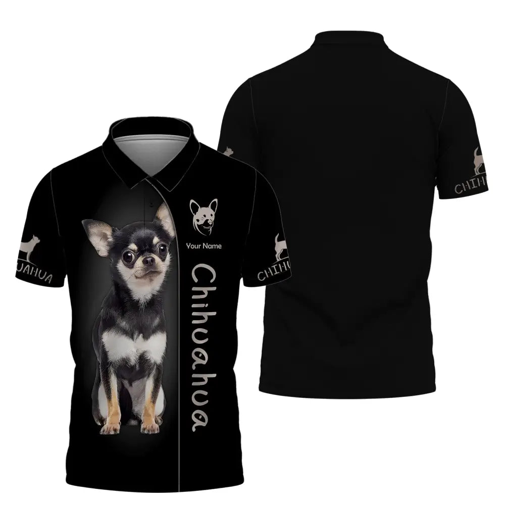 Custom Unisex Shirt Chihuahua T-Shirt For Pet Lovers Polo / S