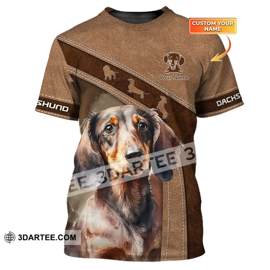 Custom Unisex Shirt Dachshund T-Shirt For Dog Lovers