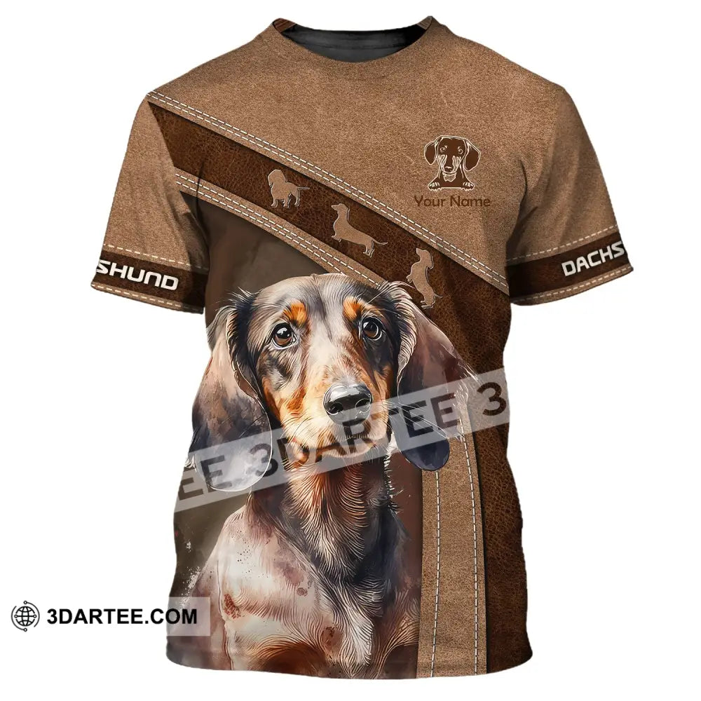 Custom Unisex Shirt Dachshund T-Shirt For Dog Lovers / S