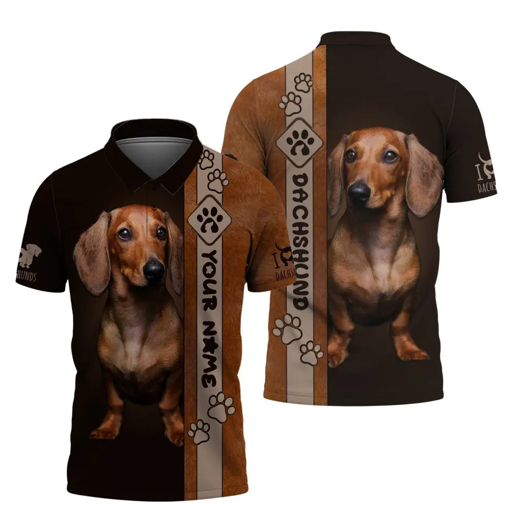 Custom Unisex Shirt Dachshund T-Shirt For Pet Lovers