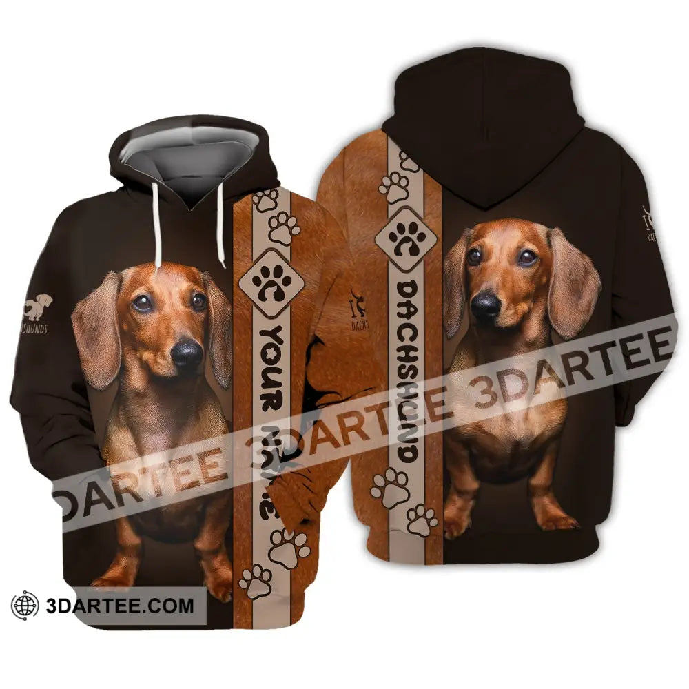 Custom Unisex Shirt Dachshund T-Shirt For Pet Lovers