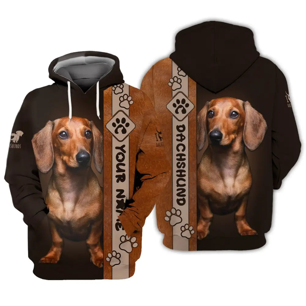 Custom Unisex Shirt Dachshund T-Shirt For Pet Lovers