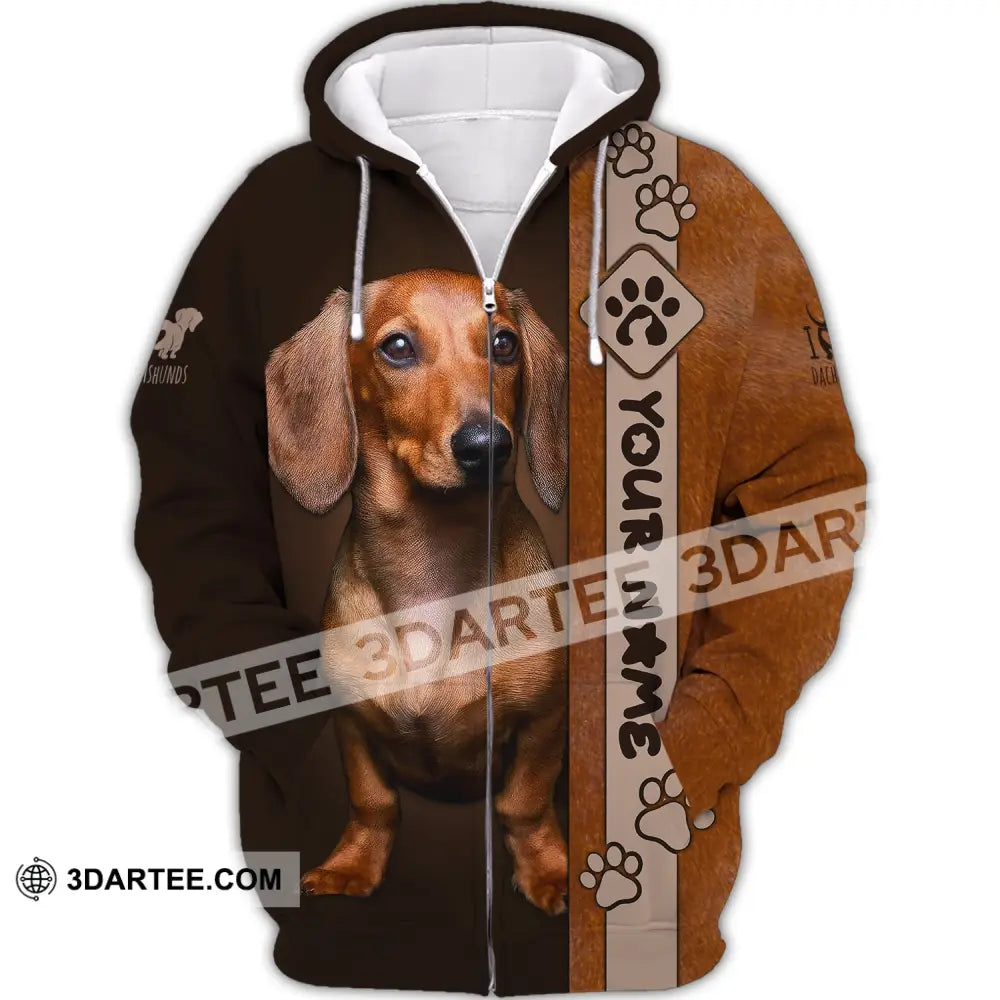 Custom Unisex Shirt Dachshund T-Shirt For Pet Lovers