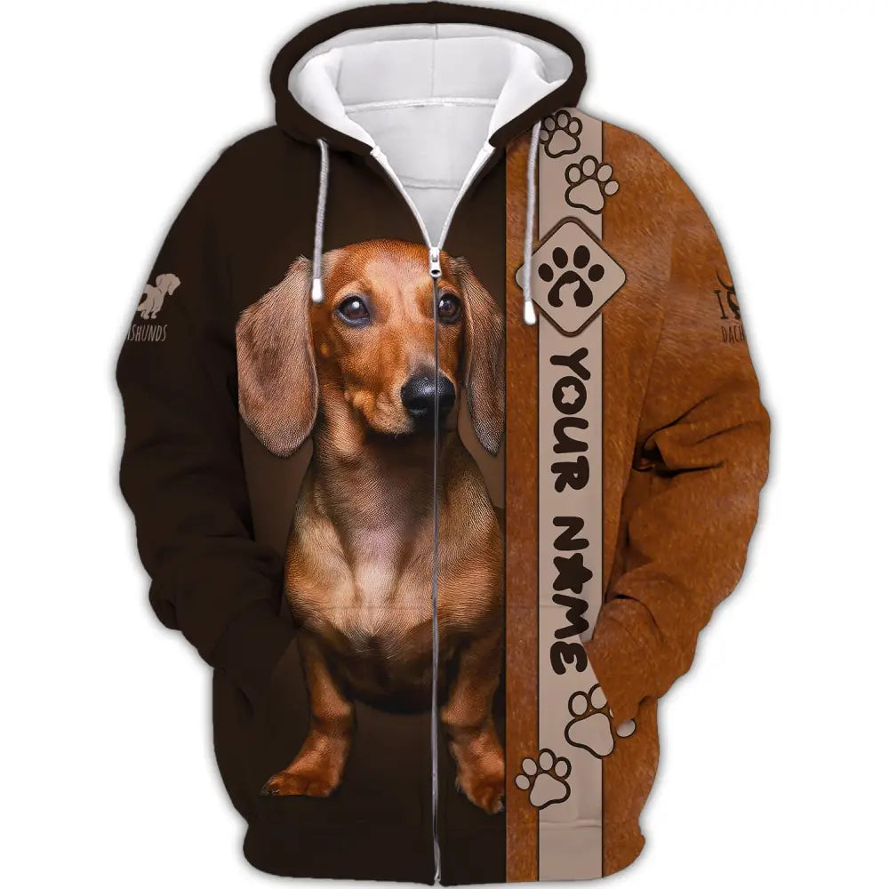 Custom Unisex Shirt Dachshund T-Shirt For Pet Lovers