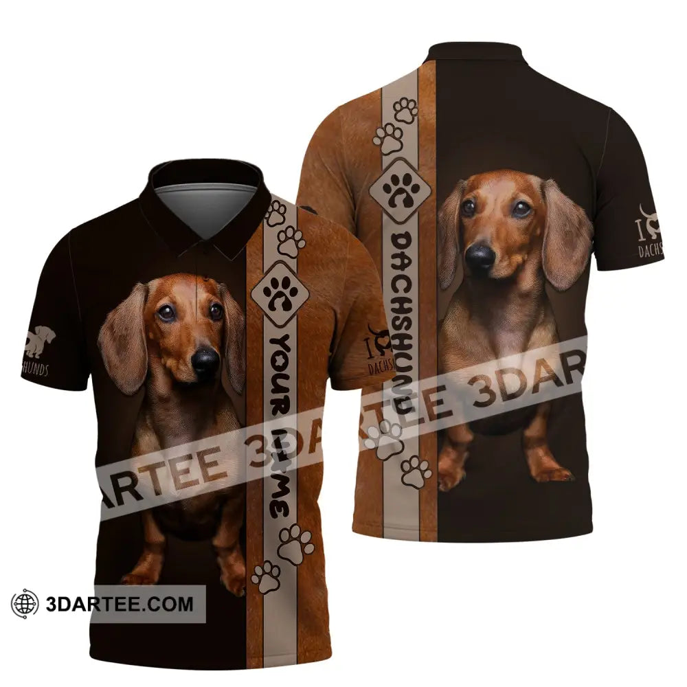 Custom Unisex Shirt Dachshund T-Shirt For Pet Lovers