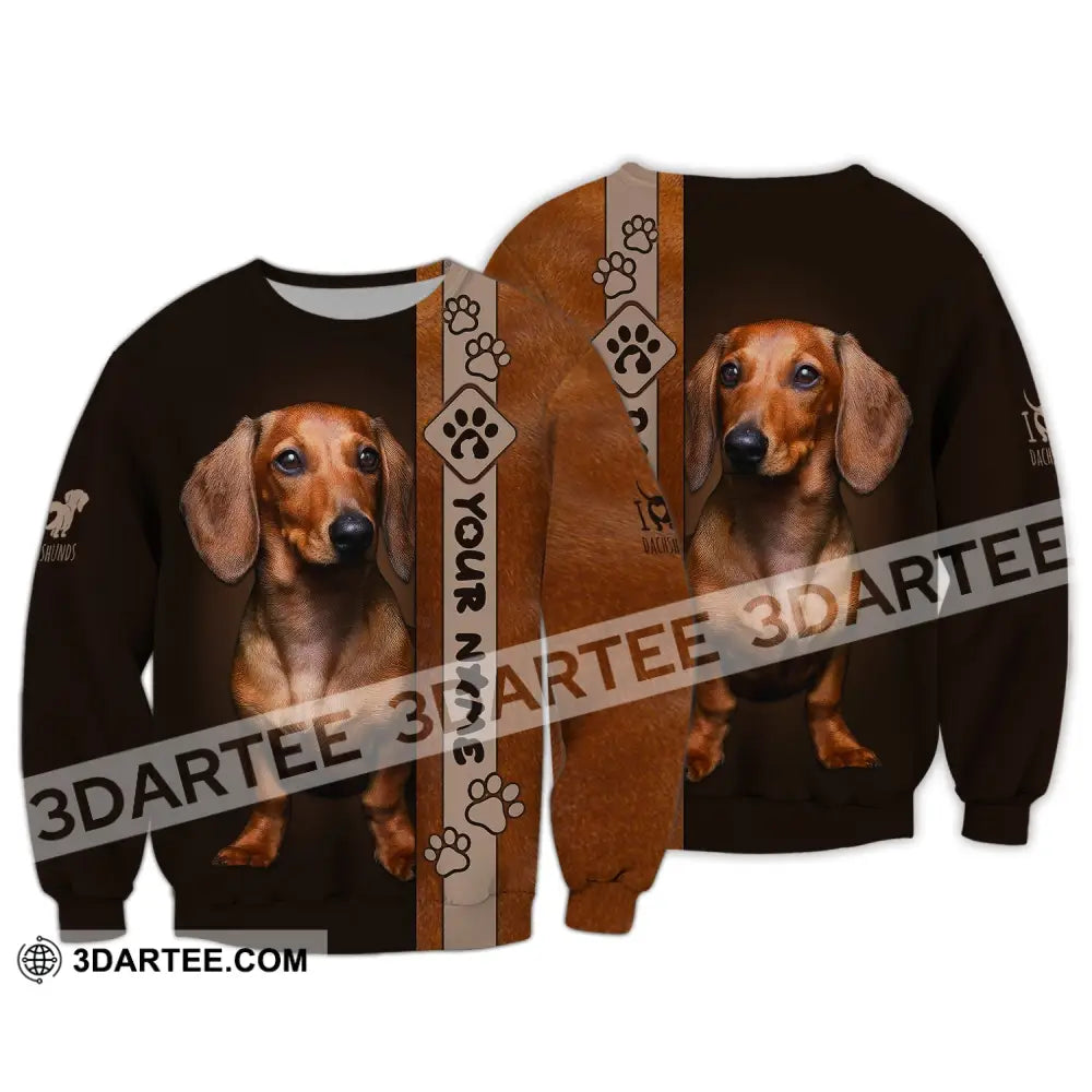 Custom Unisex Shirt Dachshund T-Shirt For Pet Lovers