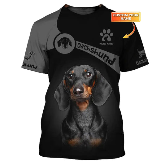 Custom Unisex Shirt Dachshund T-Shirt For Pet Lovers / S
