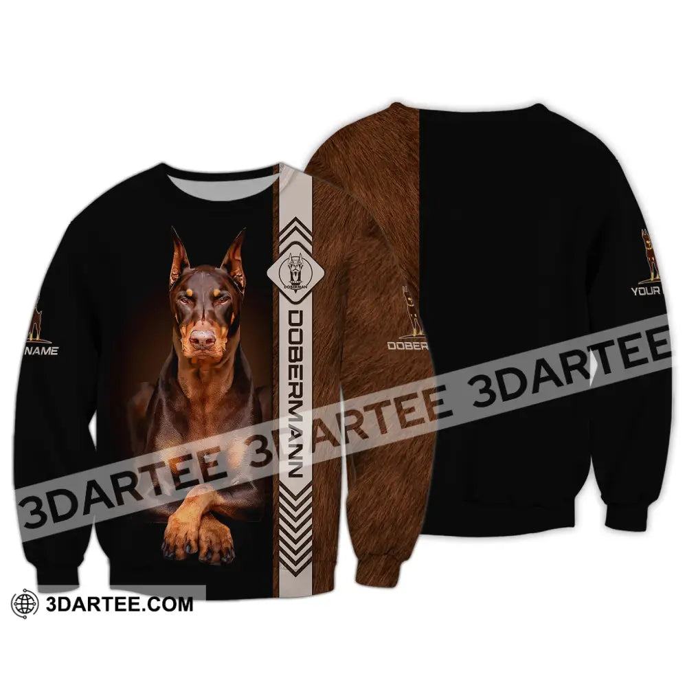 Custom Unisex Shirt Dobermann T-Shirt For Pet Lovers