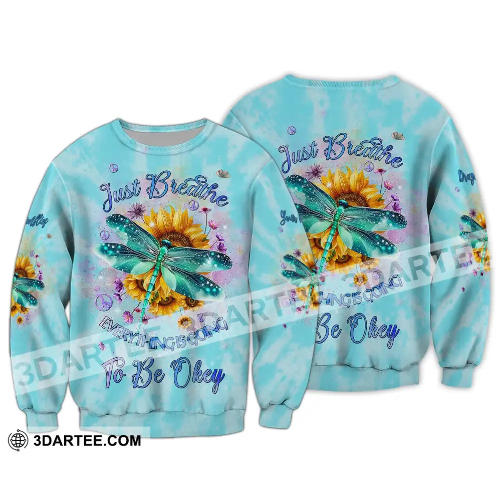 Custom Unisex Shirt Dragonflies Love And Peace In Loving Memory Apparel Long Sleeve / S T-Shirt