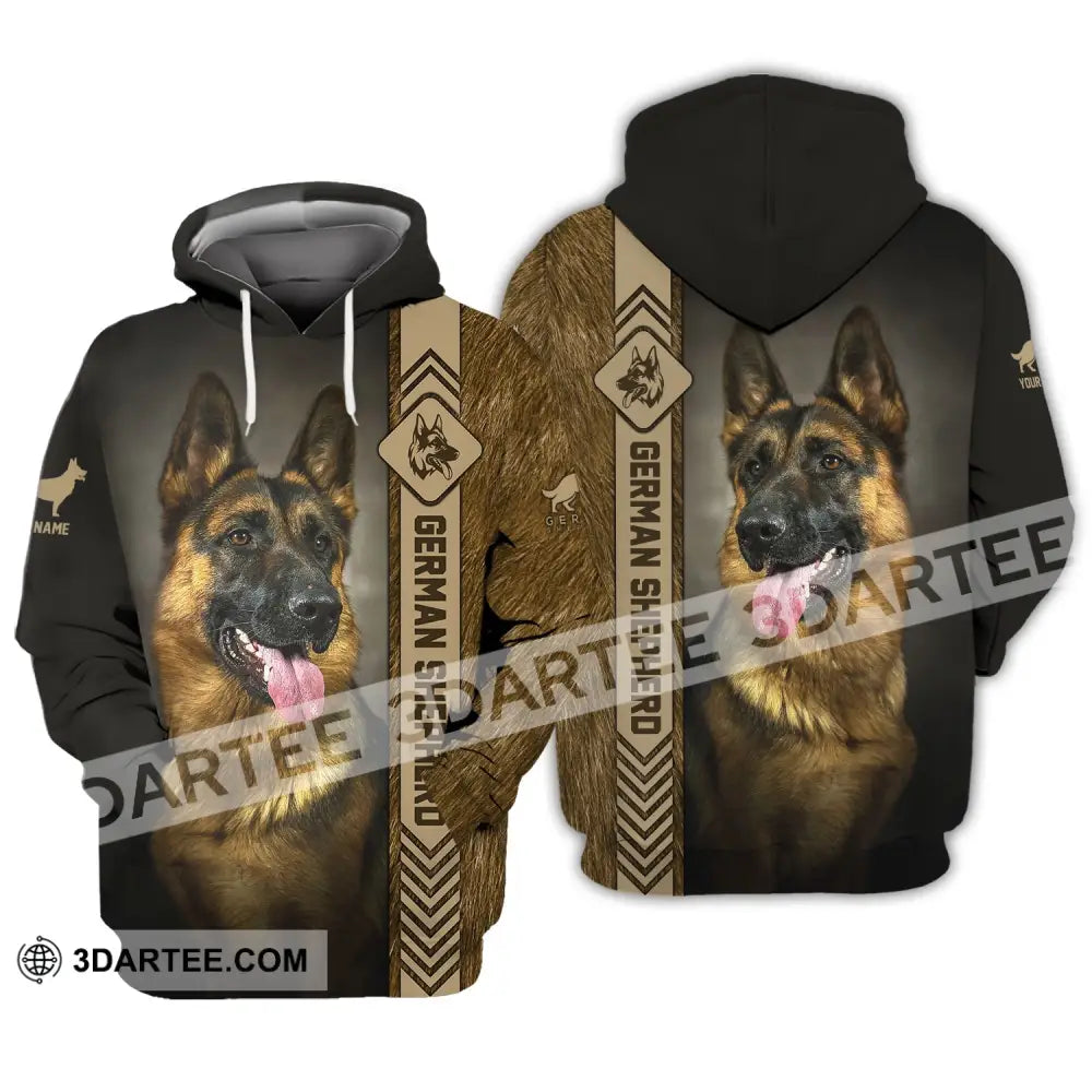 Custom Unisex Shirt German Shepherd T-Shirt For Pet Lovers Hoodie / S