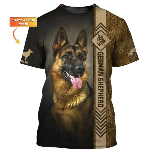 Custom Unisex Shirt German Shepherd T-Shirt For Pet Lovers / S