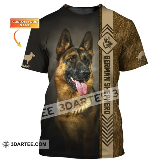 Custom Unisex Shirt German Shepherd T-Shirt For Pet Lovers / S