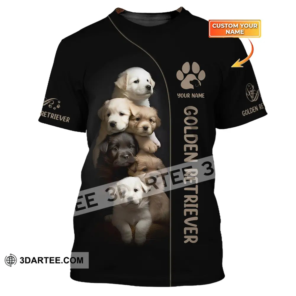 Custom Unisex Shirt Golden Retriever T-Shirt For Pet Lovers / S