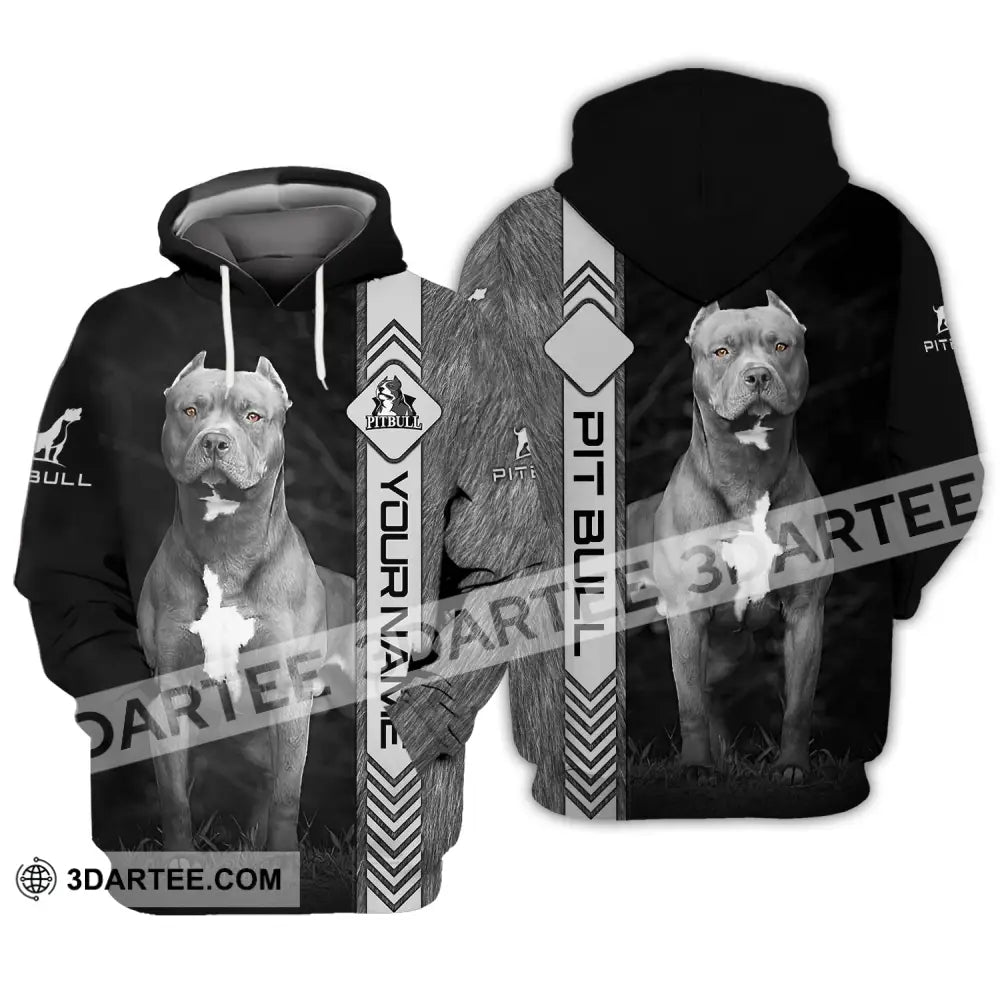 Custom Unisex Shirt Pit Bull T-Shirt For Pet Lovers Hoodie / S