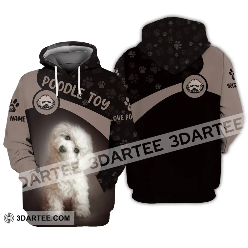 Custom Unisex Shirt Poodle Toy T-Shirt For Pet Lovers Hoodie / S