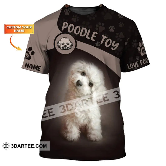 Custom Unisex Shirt Poodle Toy T-Shirt For Pet Lovers / S