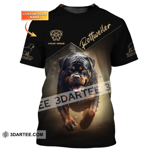 Custom Unisex Shirt Rottweiler T-Shirt For Dog Lovers