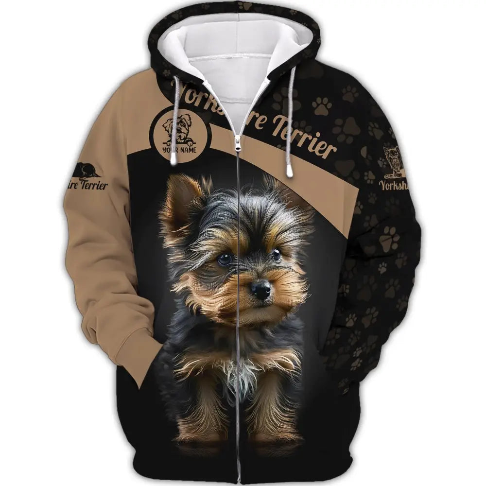 Custom Unisex Shirt Yorkshire Terrier T-Shirt For Pet Lovers