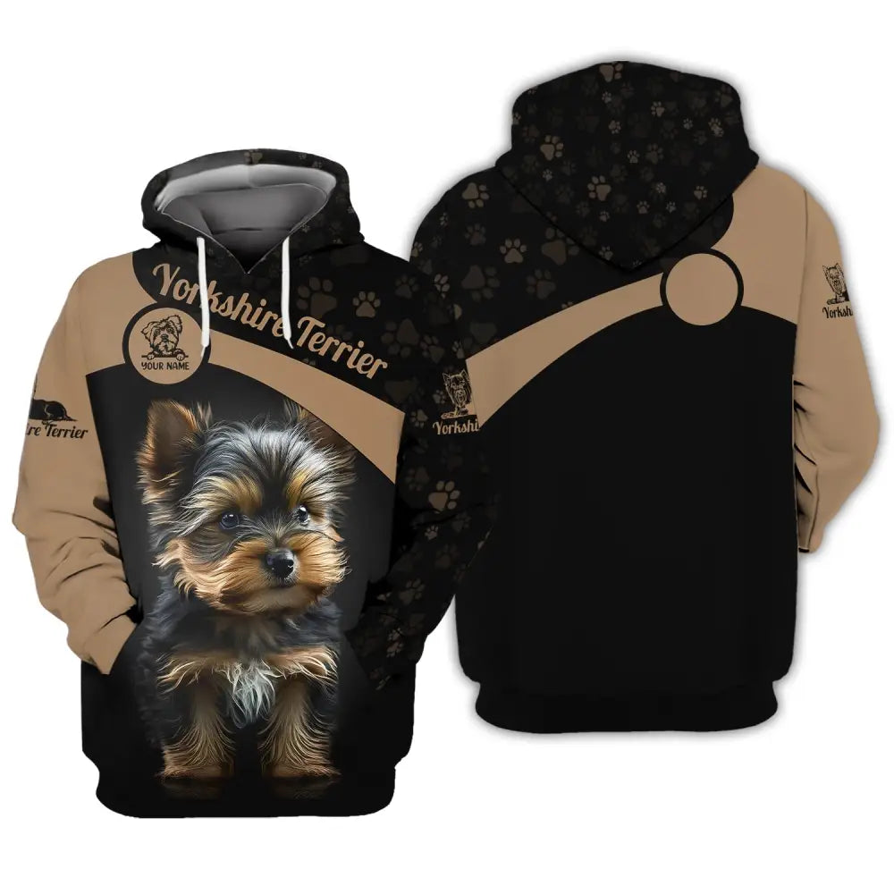 Custom Unisex Shirt Yorkshire Terrier T-Shirt For Pet Lovers