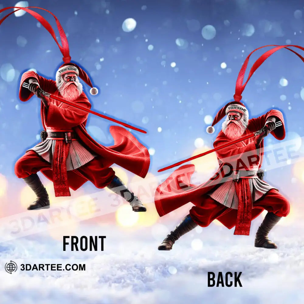 Darth Santa Christmas Home Decor Christmas Ornament Personalized Ornament Ornament