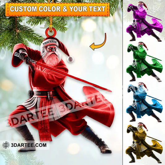Darth Santa Christmas Home Decor Christmas Ornament Personalized Ornament 3.54’’ / 1 Ornament Ornament