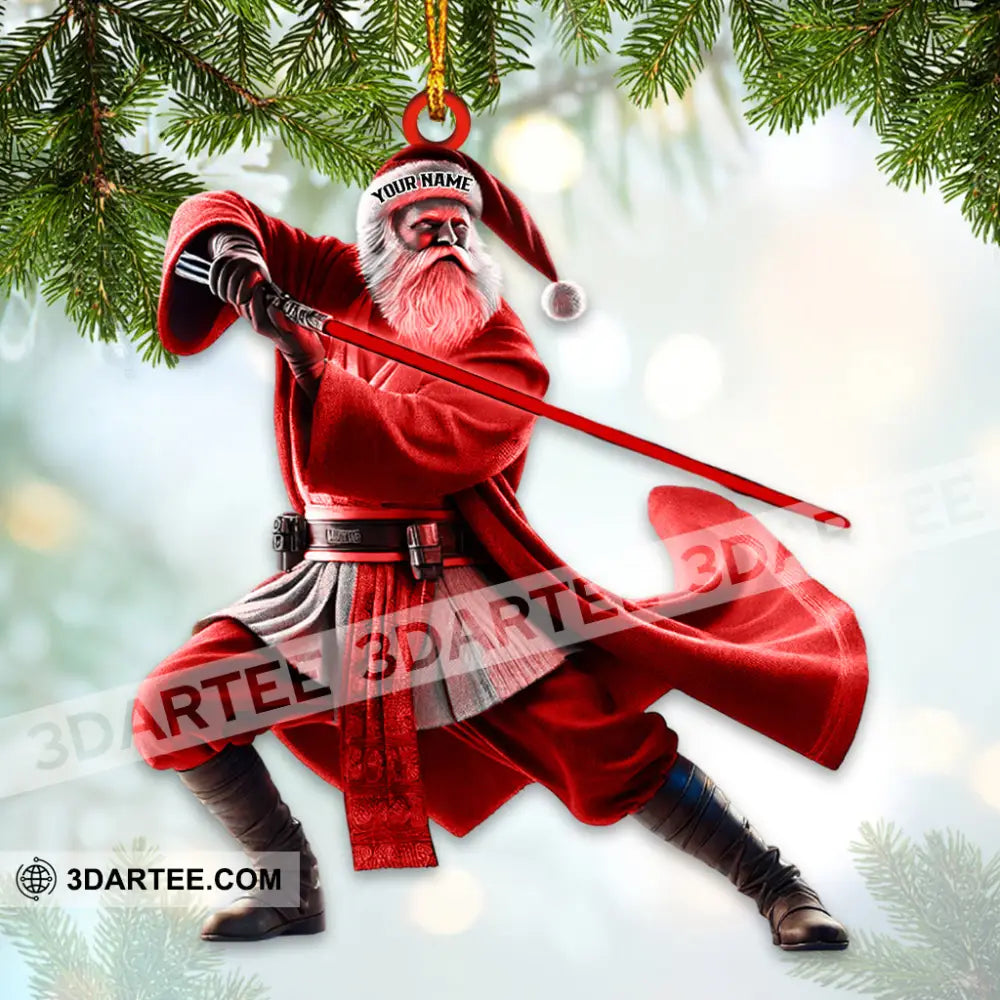 Darth Santa Christmas Home Decor Christmas Ornament Personalized Ornament Ornament