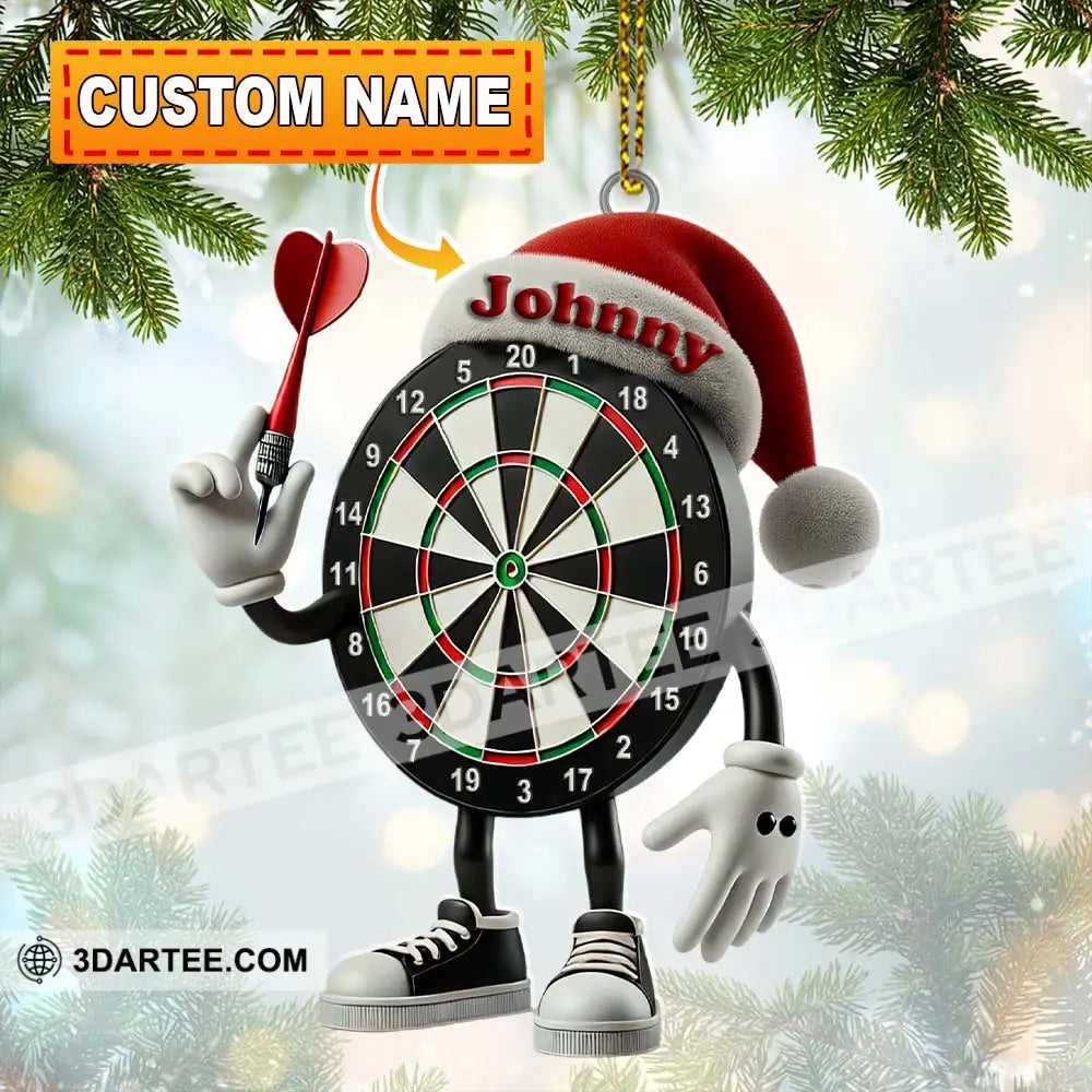 Darts Christmas Ornament Personalized Ornament 3.54’’ / 1 Ornament Ornament