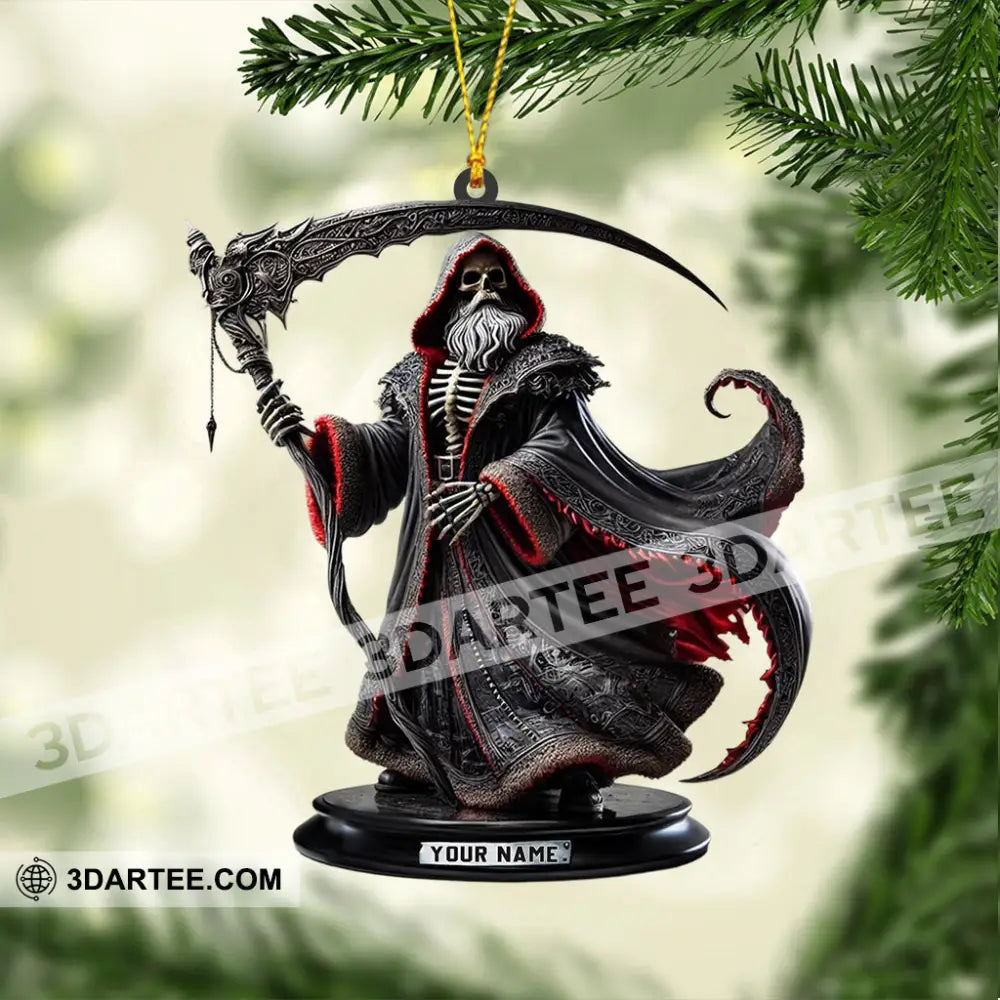 Death Christmas Home Decor Christmas Ornament Personalized Ornament Ornament
