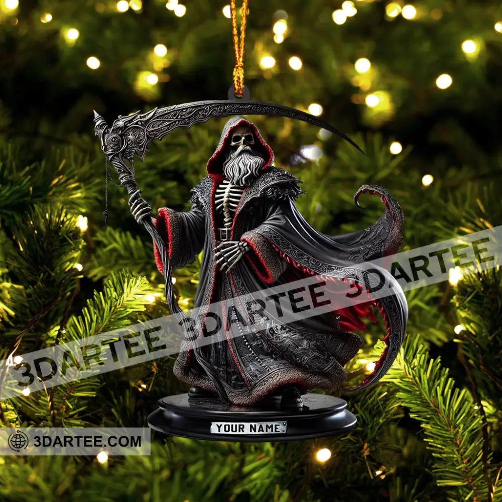 Death Christmas Home Decor Christmas Ornament Personalized Ornament Ornament