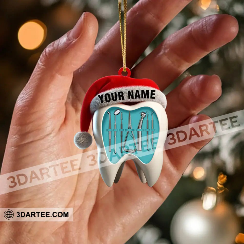 Dentist Christmas Home Decor Christmas Ornament Personalized Ornament Ornament