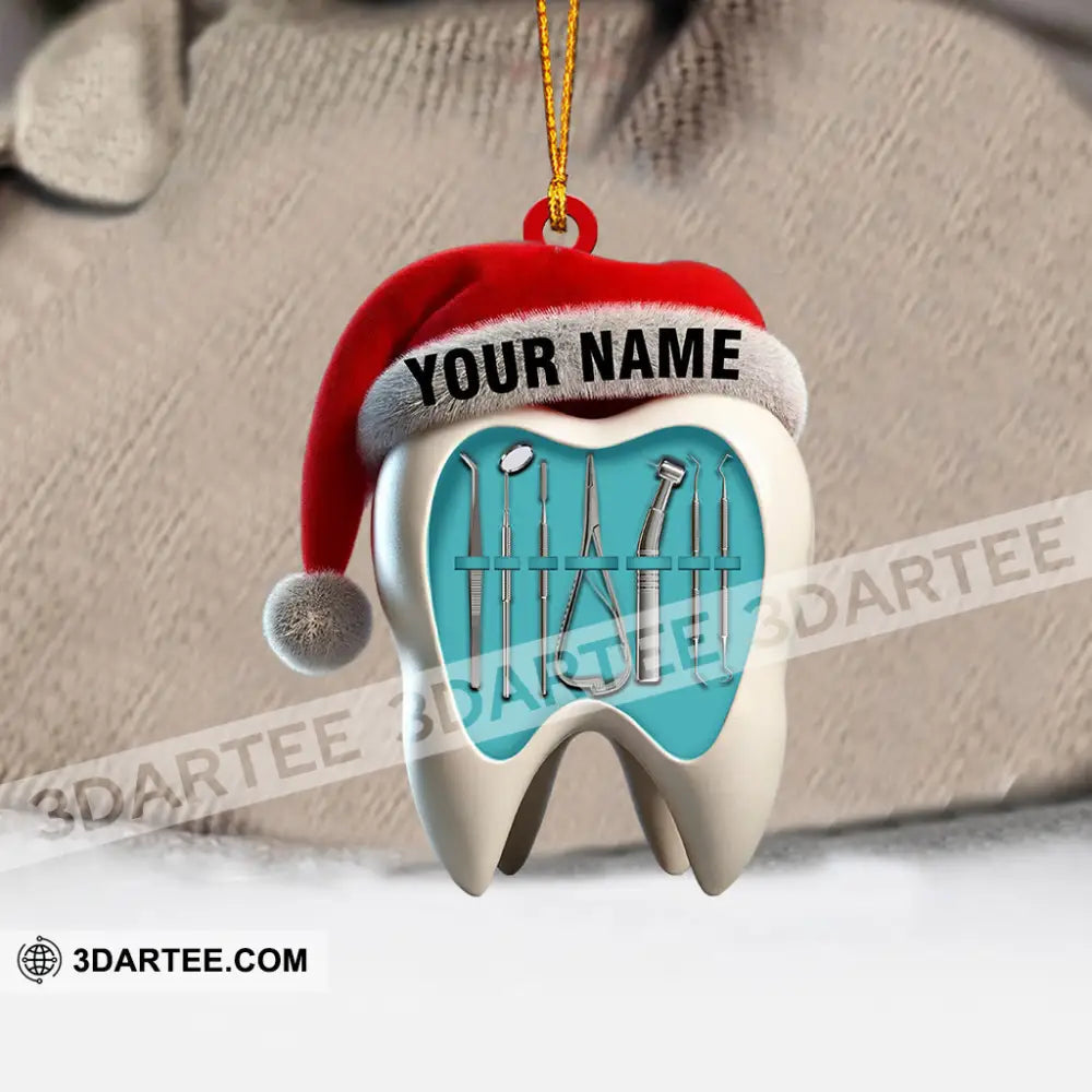 Dentist Christmas Home Decor Christmas Ornament Personalized Ornament Ornament