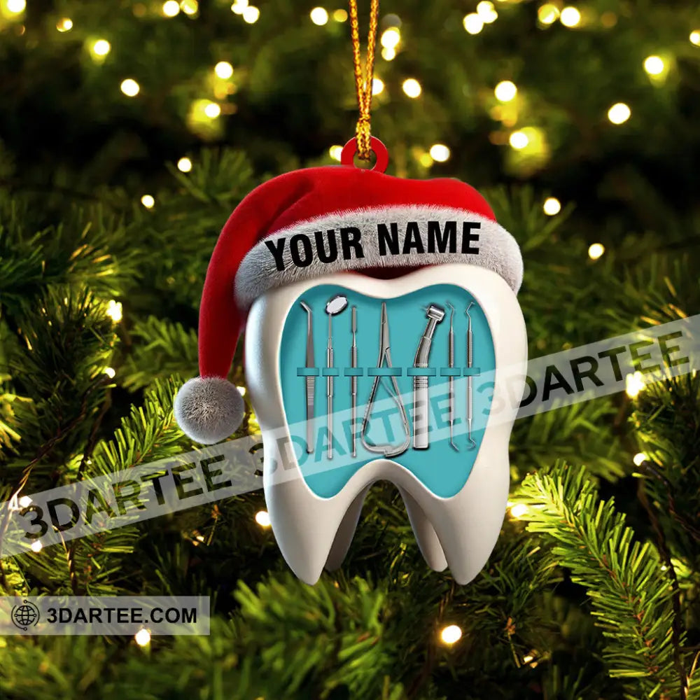 Dentist Christmas Home Decor Christmas Ornament Personalized Ornament Ornament