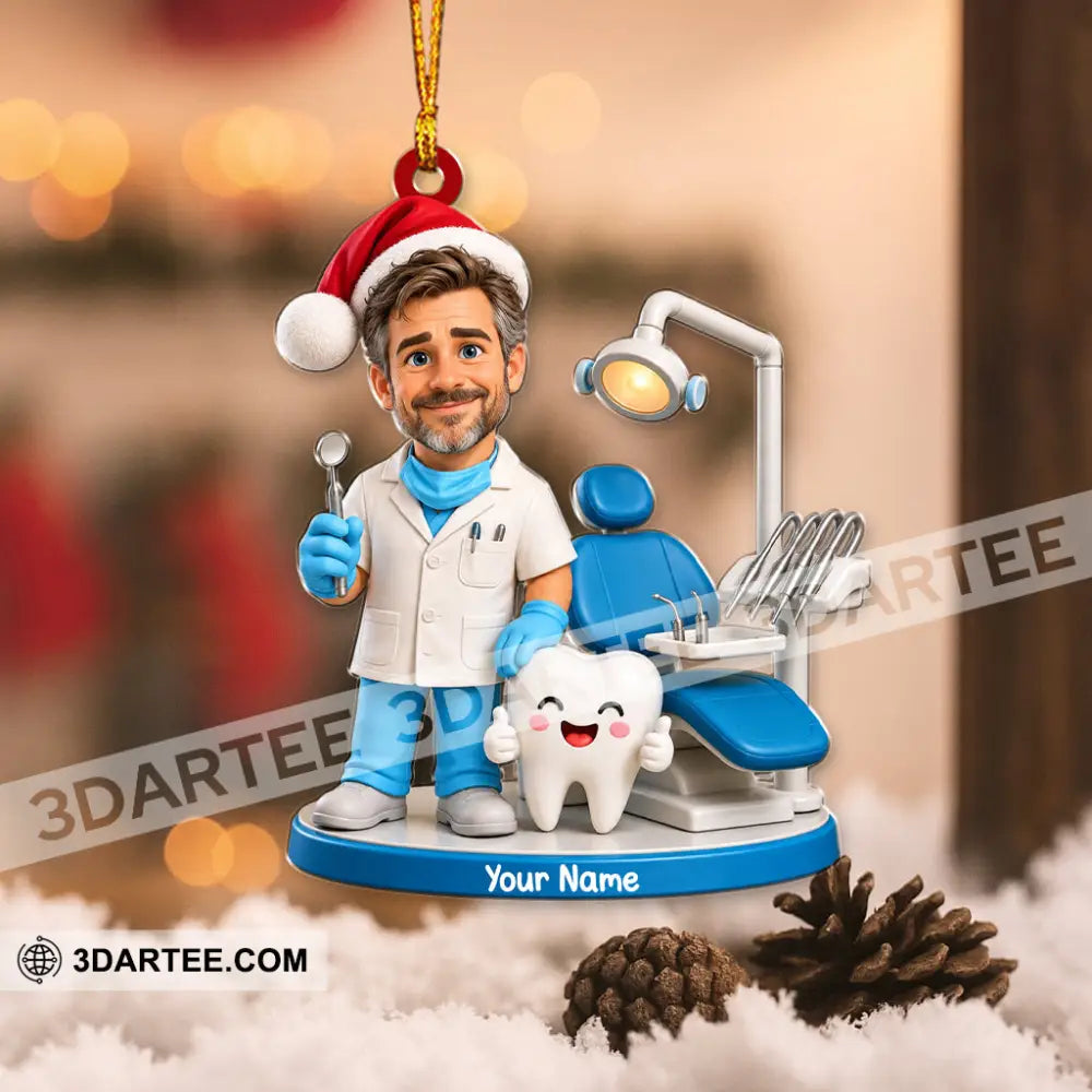 Dentist Home Decor Christmas Ornament Personalized Ornament - Ornament