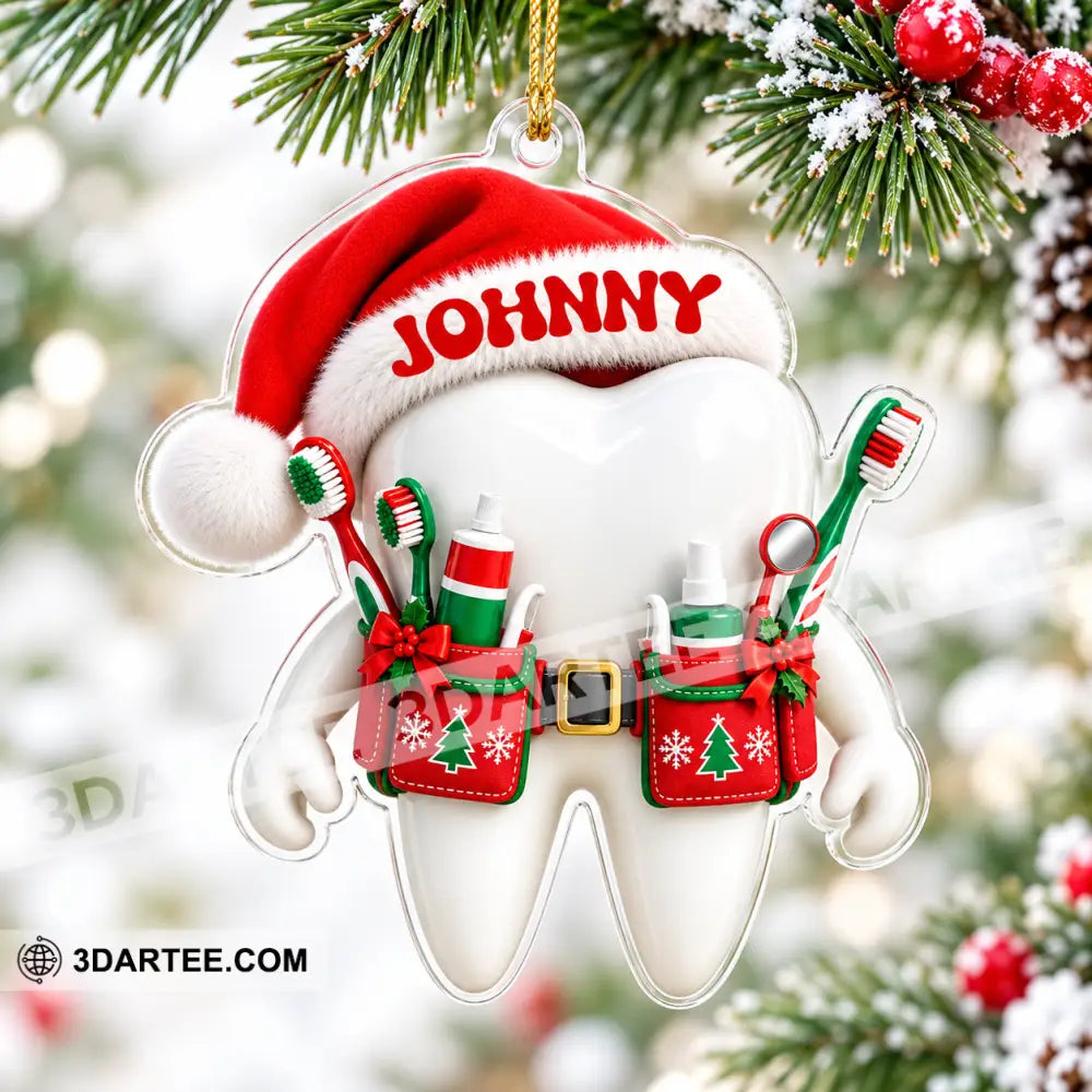 Dentist Home Decor Christmas Ornament Personalized Ornament - Ornament