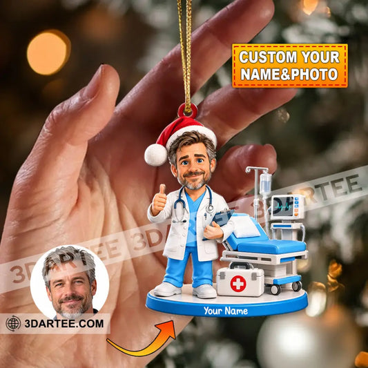 Dentist Home Decor Christmas Ornament Personalized Ornament - 3.54’’ / 1 Ornament - Ornament