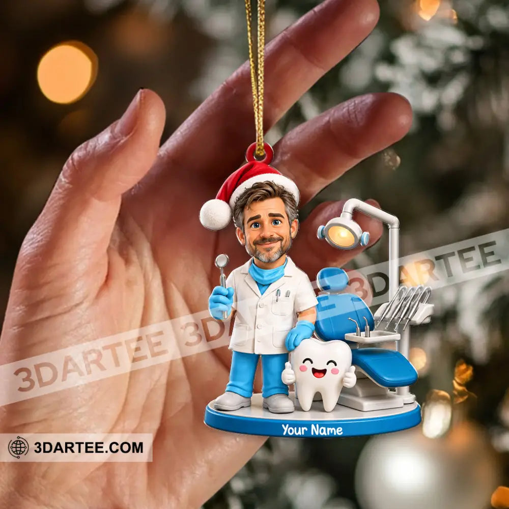 Dentist Home Decor Christmas Ornament Personalized Ornament - Ornament