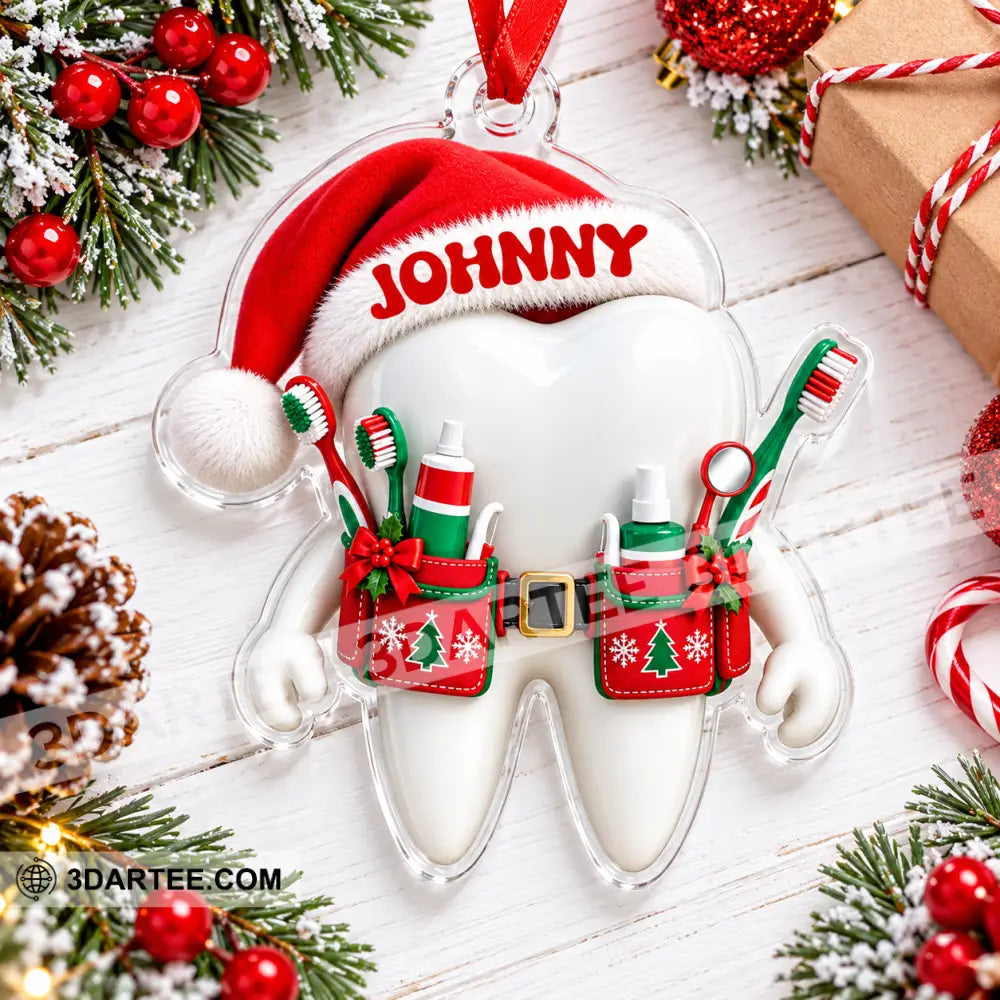 Dentist Home Decor Christmas Ornament Personalized Ornament - Ornament