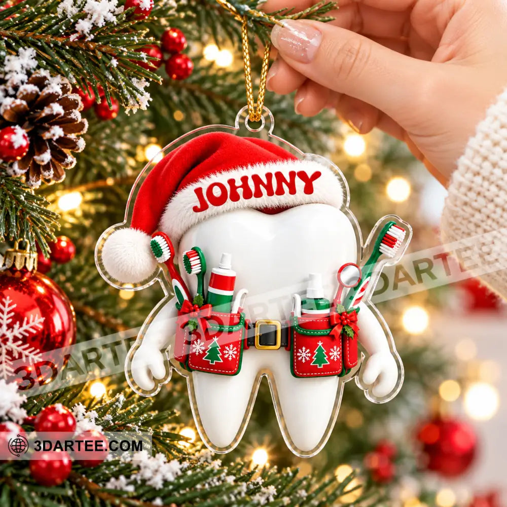 Dentist Home Decor Christmas Ornament Personalized Ornament - Ornament