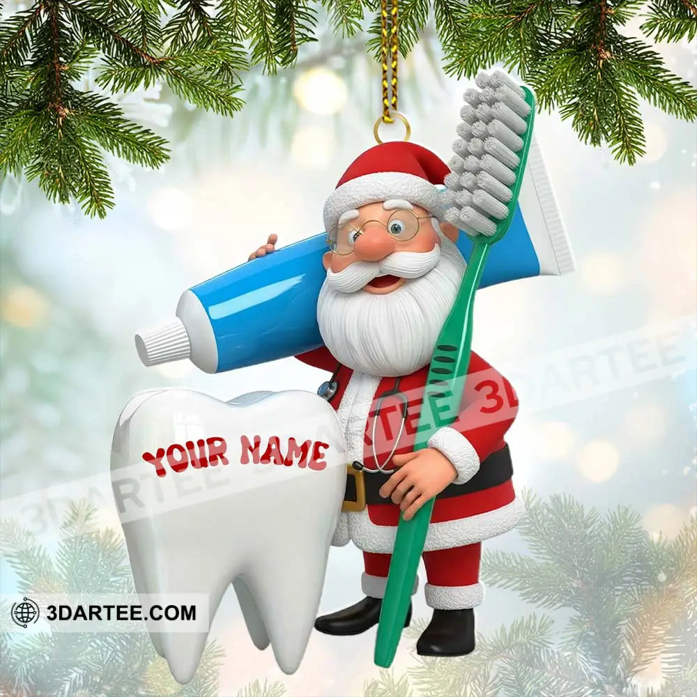 Dentist Home Decor Christmas Ornament Personalized Ornament Ornament