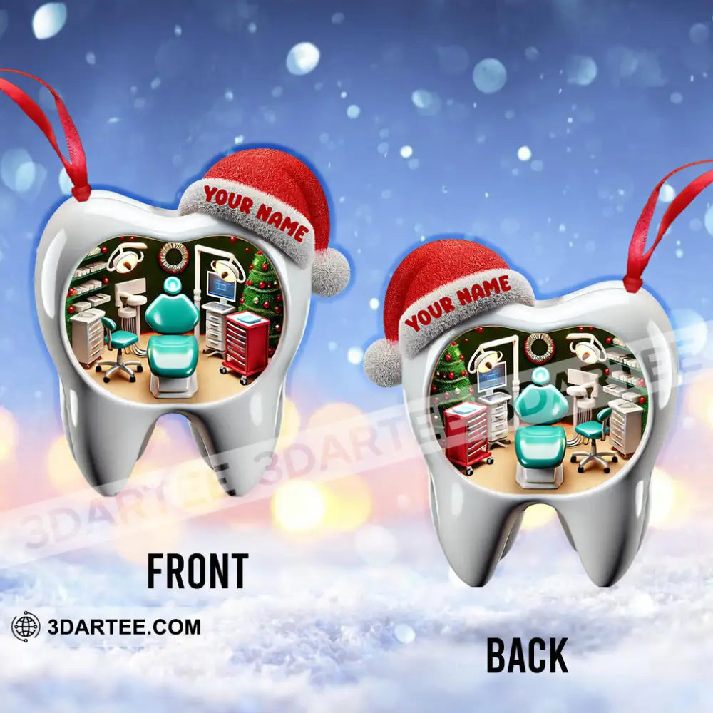 Dentistry Christmas Home Decor Christmas Ornament Personalized Ornament Ornament