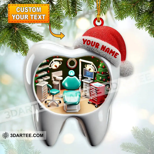 Dentistry Christmas Home Decor Christmas Ornament Personalized Ornament 3.54’’ / 1 Ornament Ornament